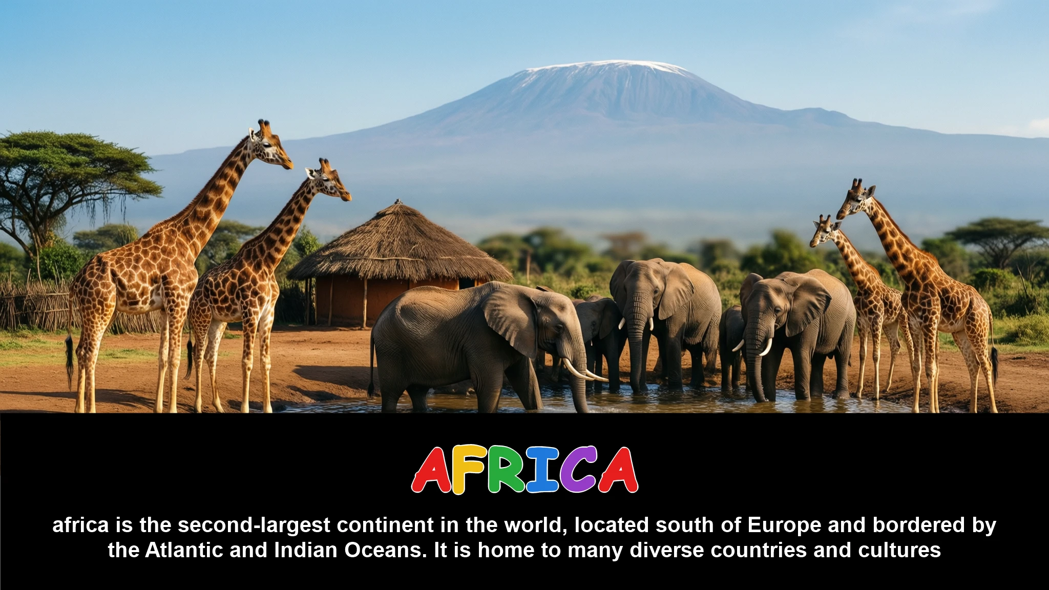 English Illustration for Africa
